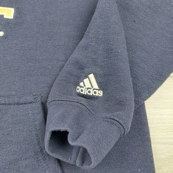 Adidas Georgia Tech Hoodie Blue Youth Large 14/16‎ Sweatshirt Pullover Athletic - Picture 4 of 8